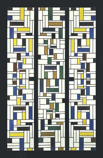 Theo van Doesburg Stained-Glass Composition IV. oil painting picture